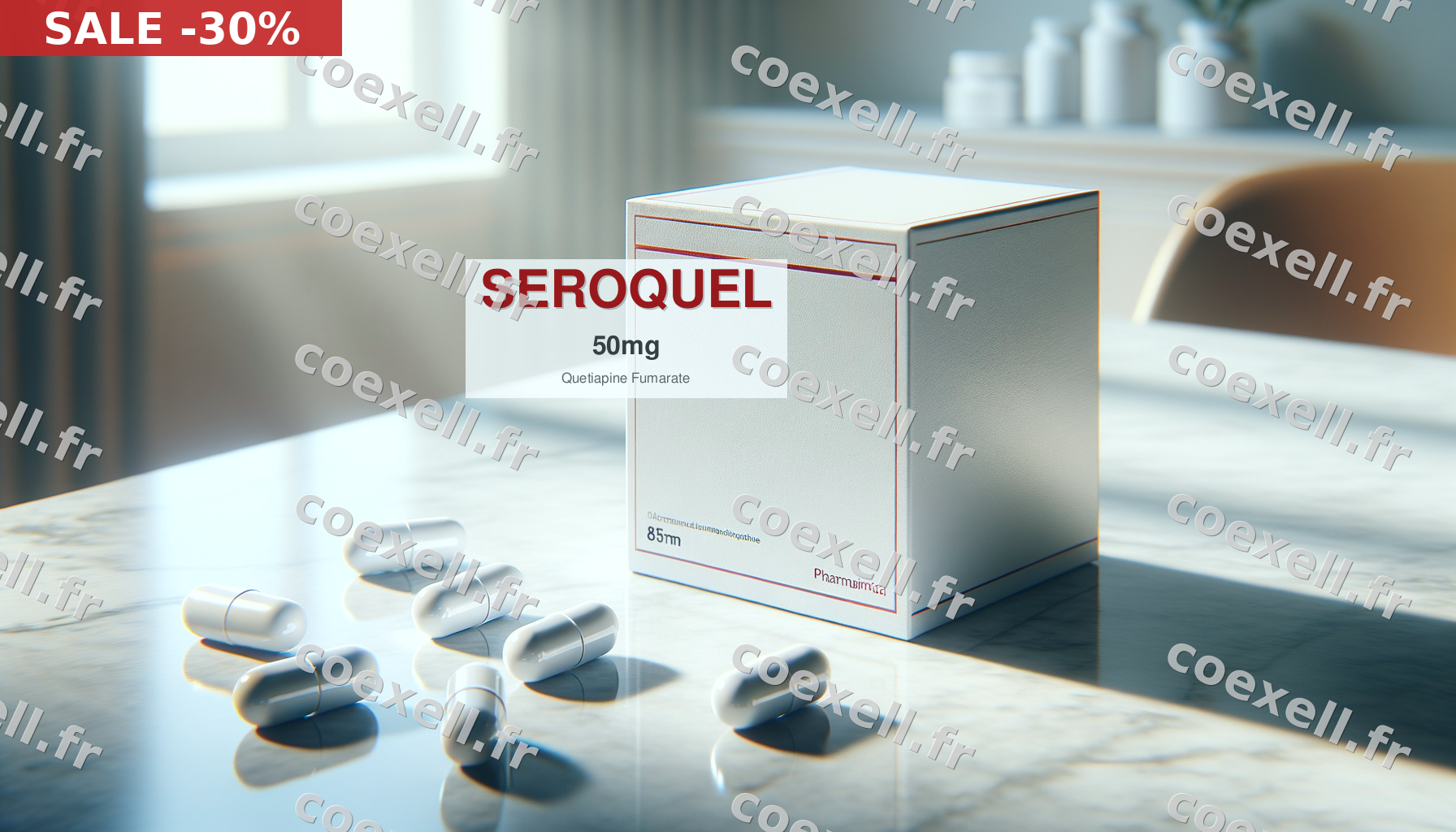 Seroquel 25mg en France — choix n°1 des patients — dès 1,14€/comprimé