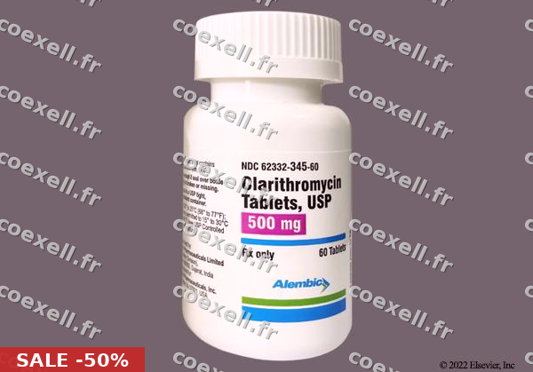 Site fiable — avis vérifiés : Clarithromycine 500mg à 0,73€ en pharmacie