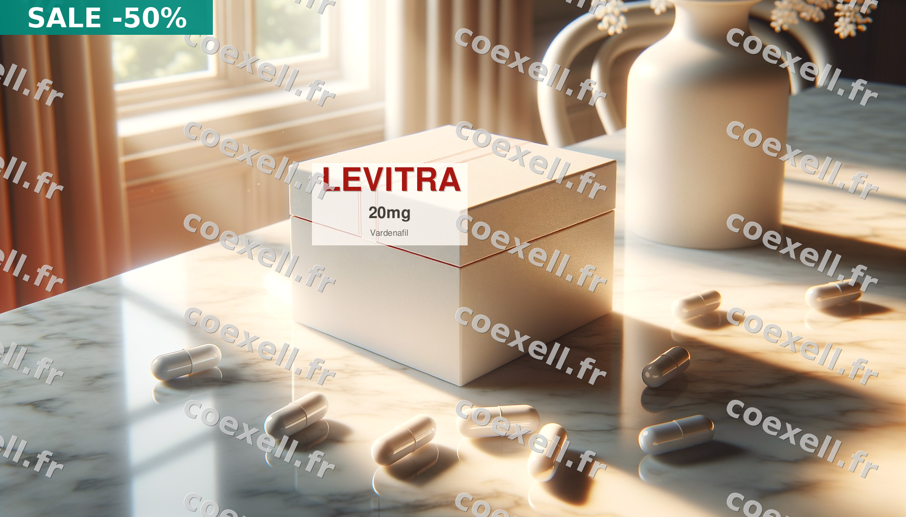 Achat Levitra 20mg — (Vardenafil) — dès 1,00€ — sans file d'attente